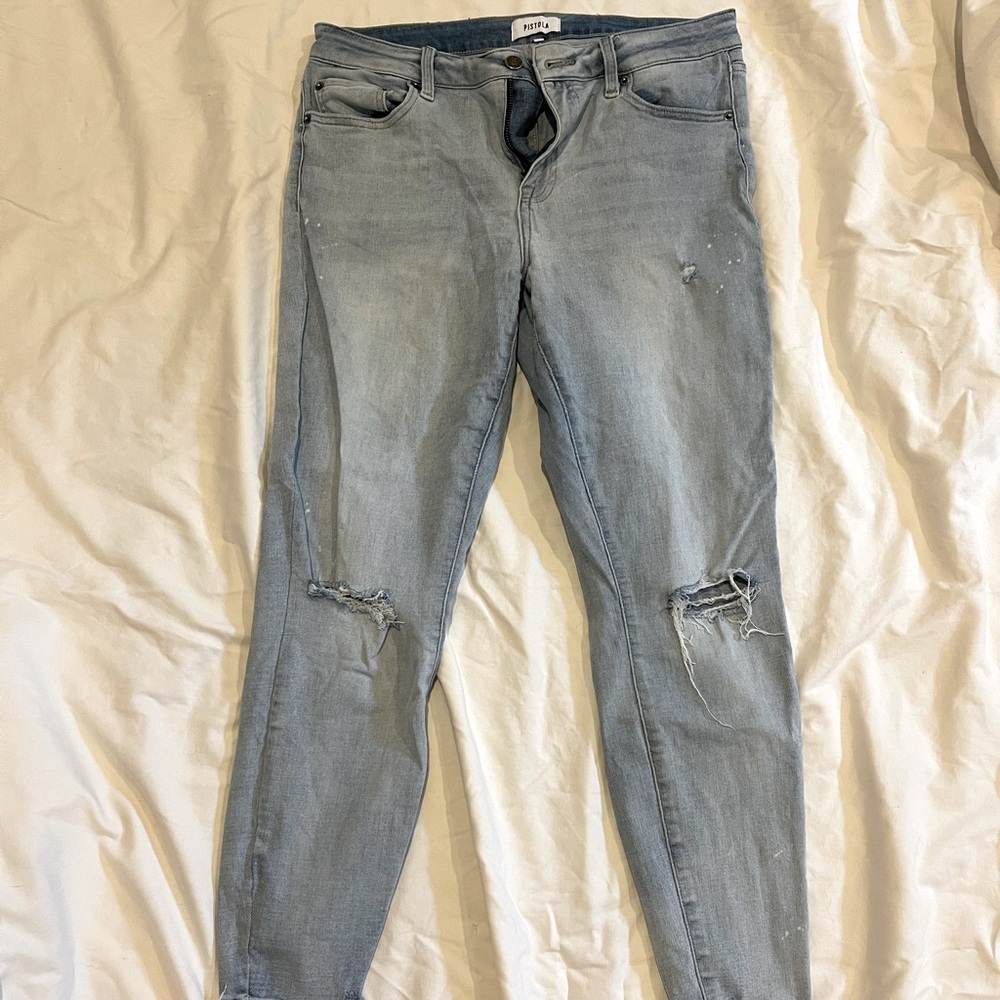 Pistola skinny distressed jeans size 30, hardly worn